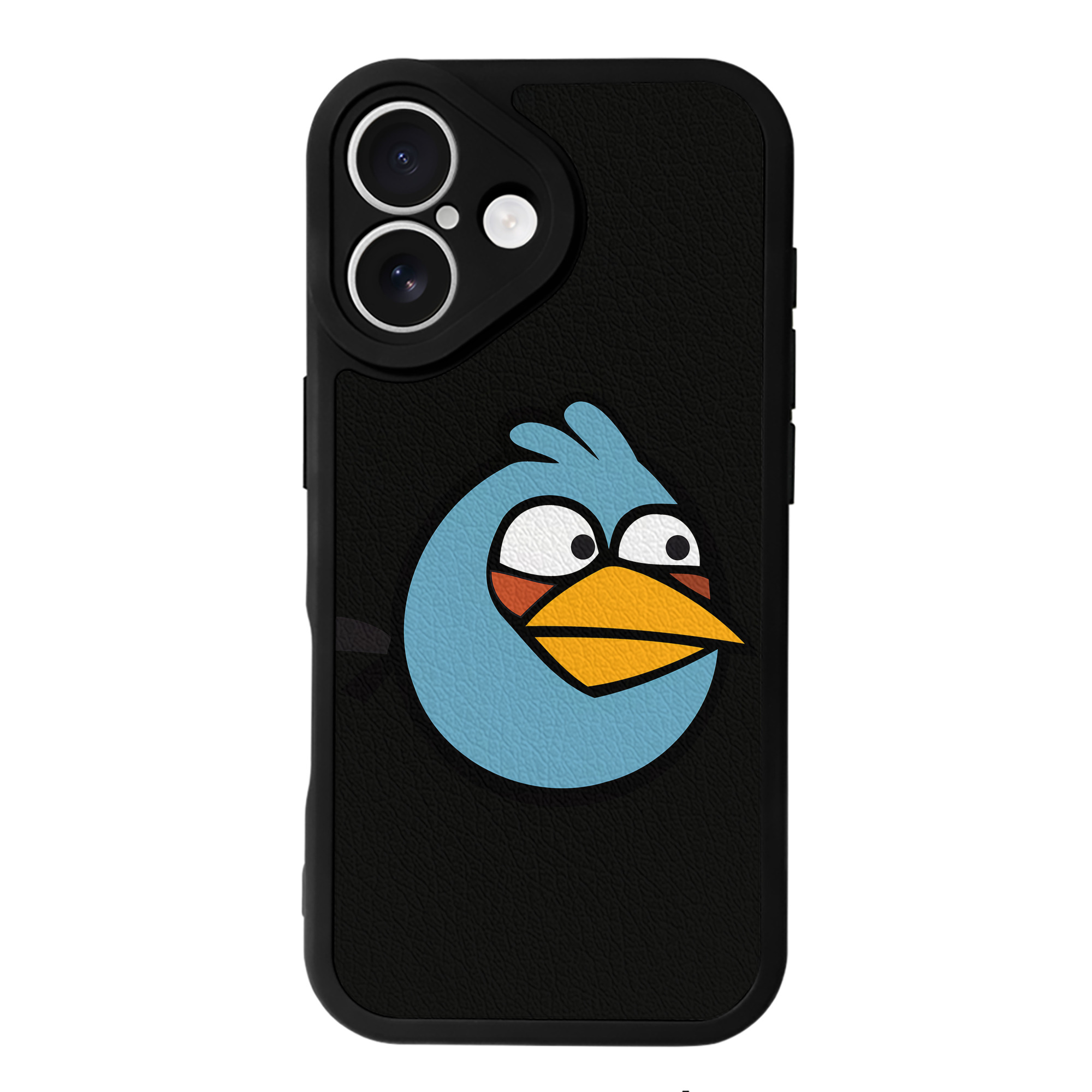 （画像用） Angry Birds アングリーバード 【iPhone 16シリーズ対応】シリコンスマホケース（レザー調） 材質：シリコン